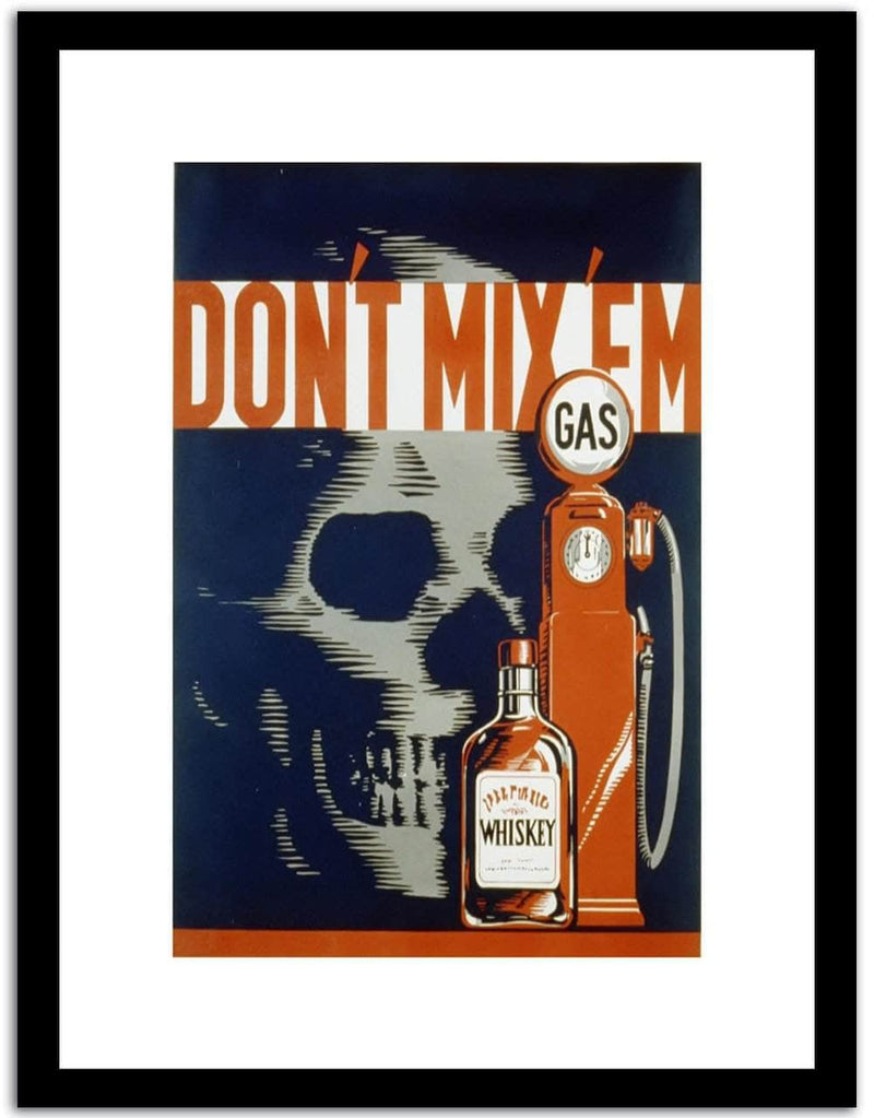 Gas  Vintage Poster Fine Art Print