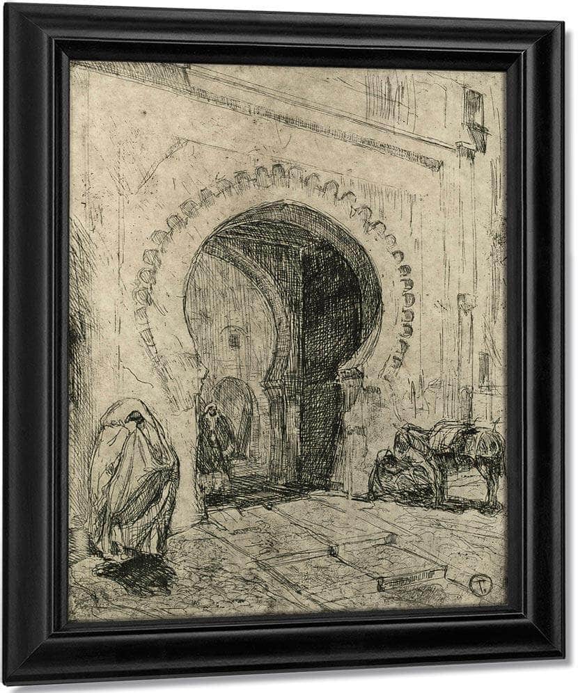Gate In Tangier By Henry Ossawa Tanner Fine Art Print