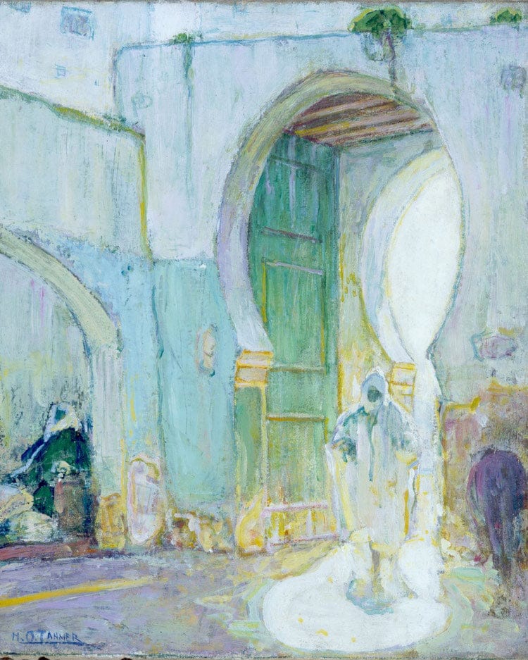 Gateway Tangier 1912 By Henry Ossawa Tanner Fine Art Print
