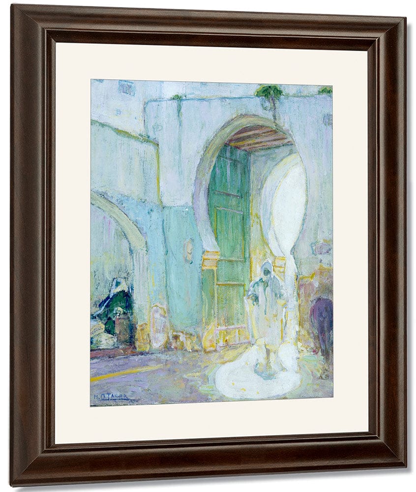 Gateway Tangier 1912 By Henry Ossawa Tanner Fine Art Print
