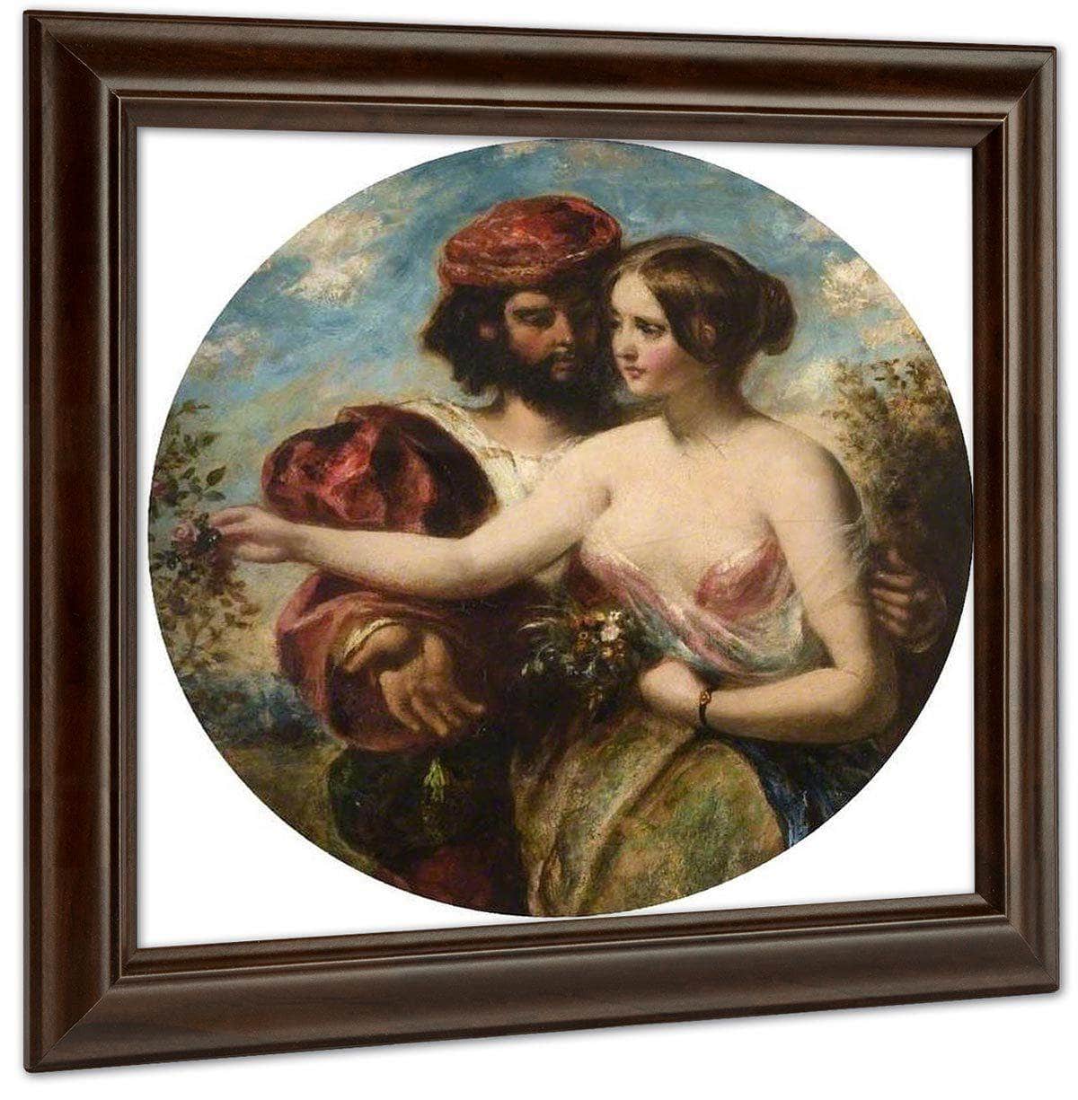 Gather The Rose Of Love While Yet 'Tis Time By William Etty Fine Art Print