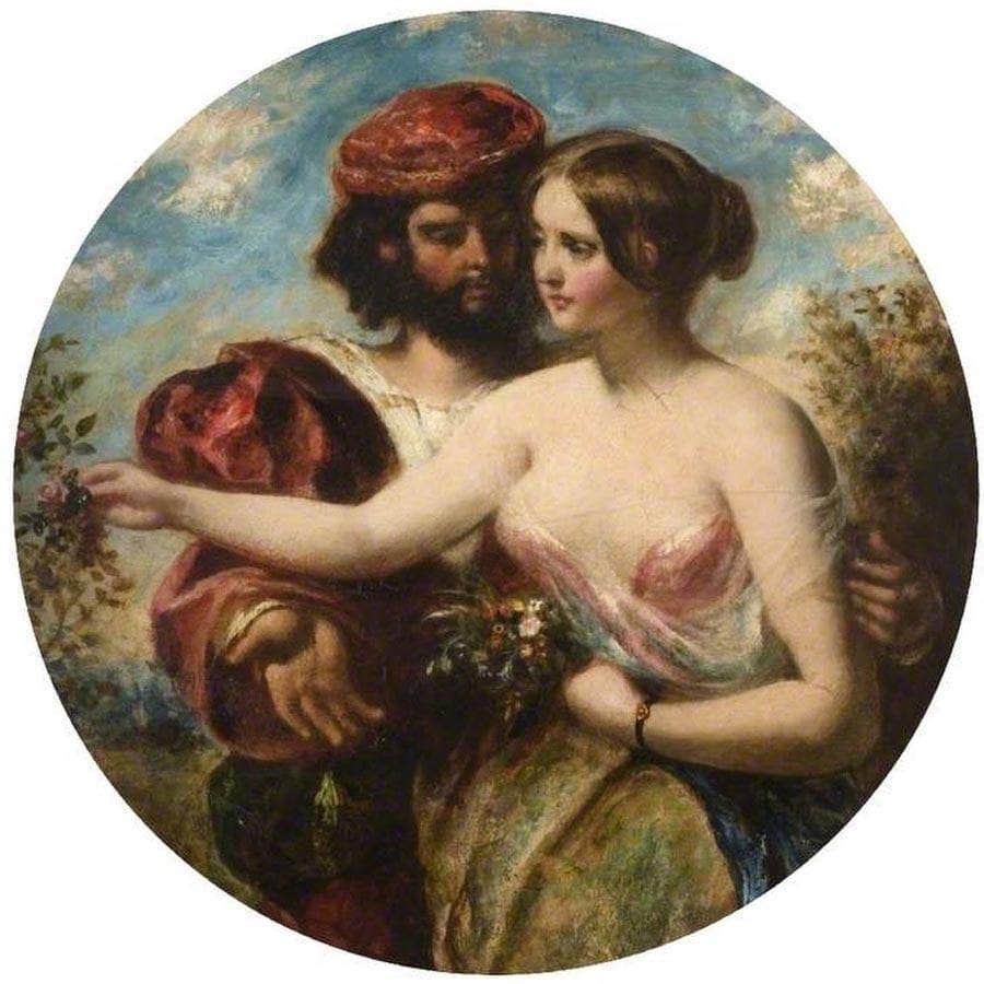 Gather The Rose Of Love While Yet 'Tis Time By William Etty Fine Art Print