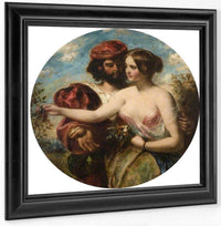 Gather The Rose Of Love While Yet 'Tis Time By William Etty Fine Art Print