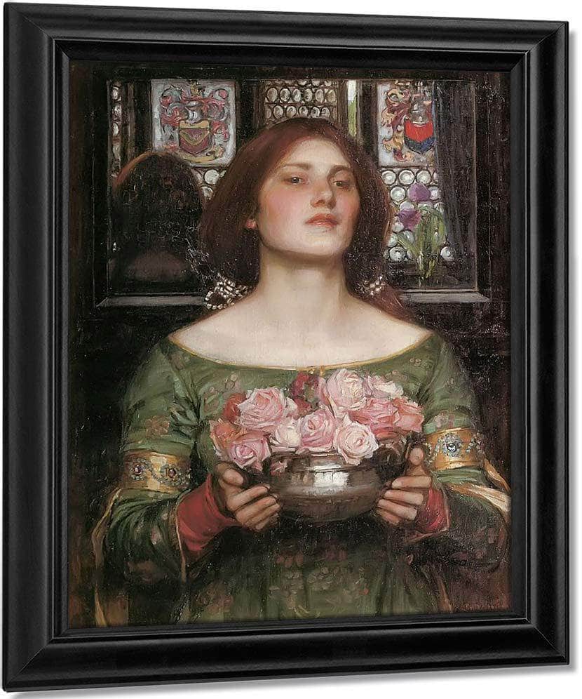Gather Ye Rosebuds While Ye May By John Waterhouse Fine Art Print