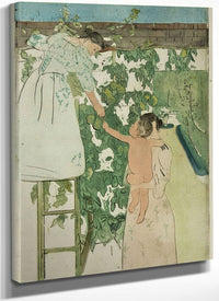 Gathering Fruit By Mary Cassatt Fine Art Print