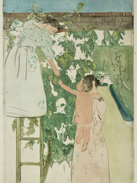 Gathering Fruit By Mary Cassatt Fine Art Print