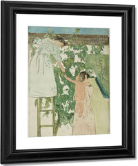 Gathering Fruit By Mary Cassatt Fine Art Print