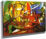 Gazelles By Franz Marc Fine Art Print