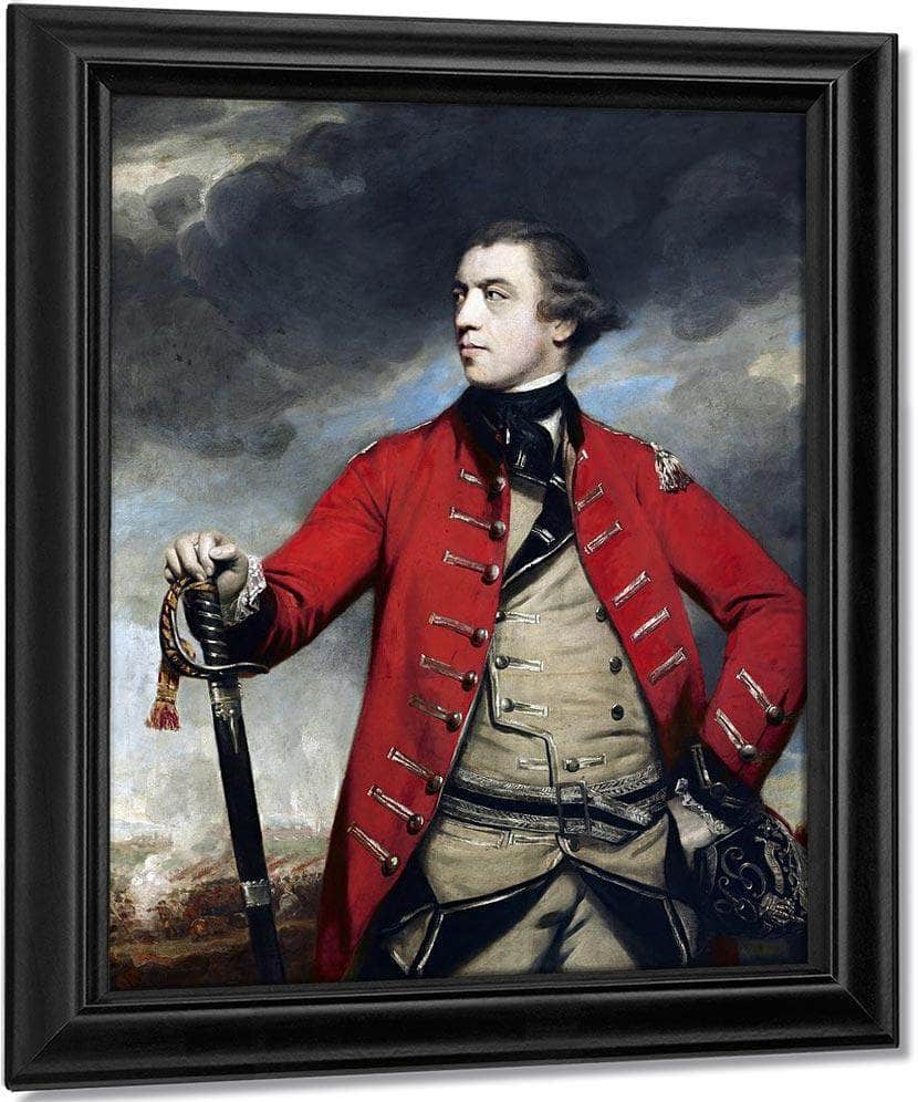 General John Burgoyne By Joshua Reynolds Fine Art Print