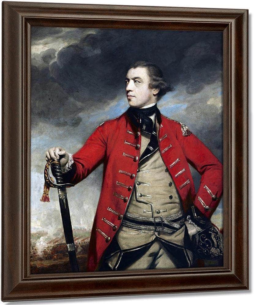 General John Burgoyne By Joshua Reynolds Fine Art Print