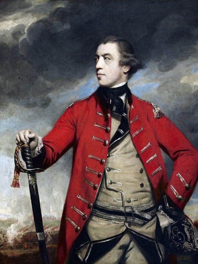 General John Burgoyne By Joshua Reynolds Fine Art Print
