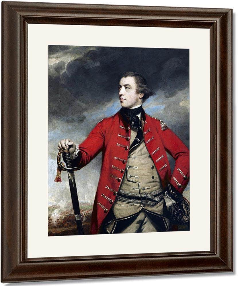 General John Burgoyne By Joshua Reynolds Fine Art Print