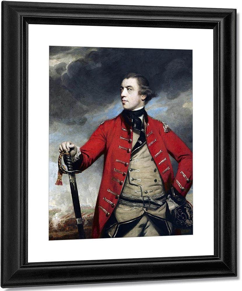 General John Burgoyne By Joshua Reynolds Fine Art Print