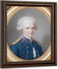 General Pierre Choderlos De Laclos (1741 1803) By Maurice Quentin De La Tour Fine Art Print