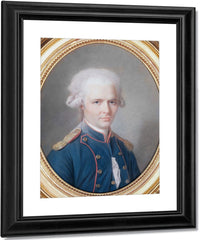 General Pierre Choderlos De Laclos (1741 1803) By Maurice Quentin De La Tour Fine Art Print