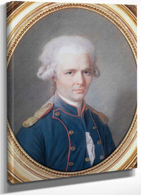 General Pierre Choderlos De Laclos (1741 1803) By Maurice Quentin De La Tour Fine Art Print