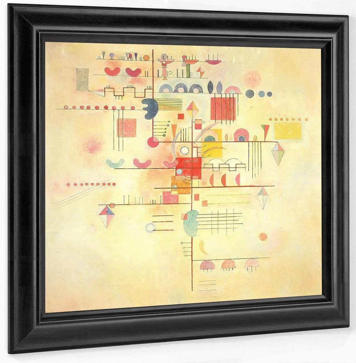 Gentle Ascent 1934 By Wassily Kandinsky Fine Art Print