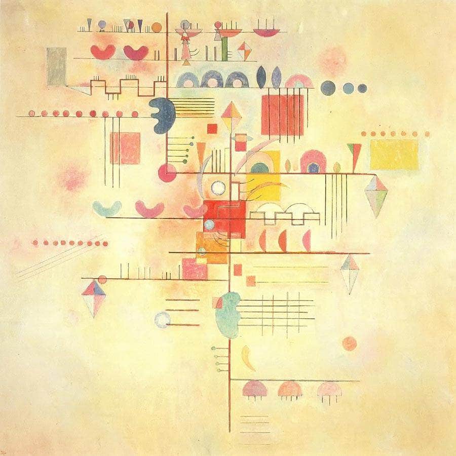 Gentle Ascent 1934 By Wassily Kandinsky Fine Art Print