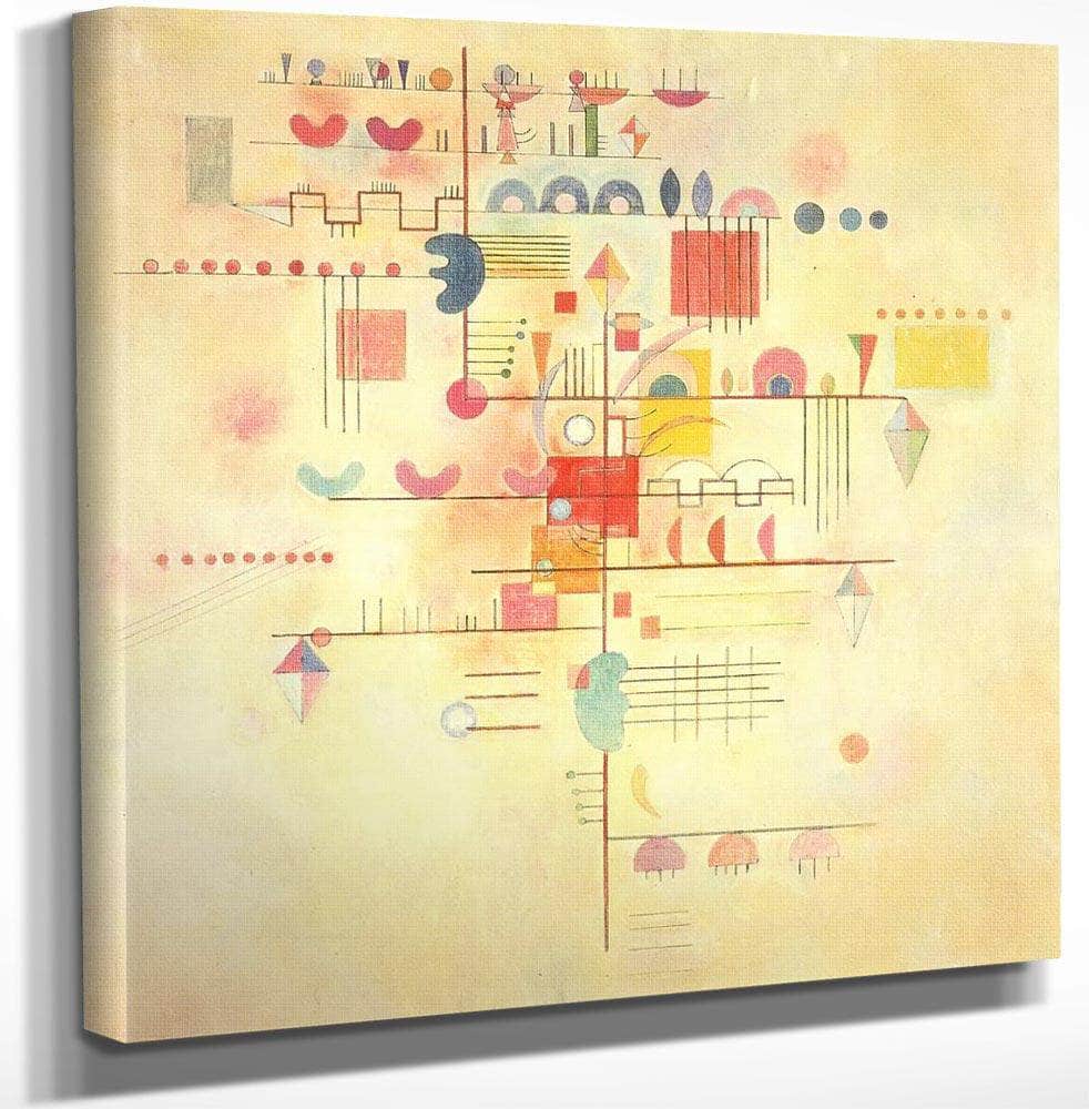 Gentle Ascent 1934 By Wassily Kandinsky Fine Art Print