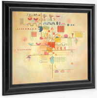 Gentle Ascent By Wassily Kandinsky Fine Art Print