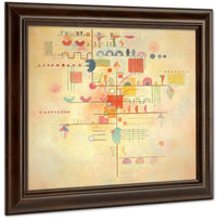 Gentle Ascent By Wassily Kandinsky Fine Art Print