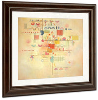 Gentle Ascent By Wassily Kandinsky Fine Art Print