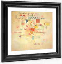 Gentle Ascent By Wassily Kandinsky Fine Art Print