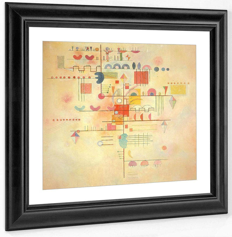 Gentle Ascent By Wassily Kandinsky Fine Art Print