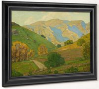 Gentle Evening Bendeth By William Wendt Fine Art Print