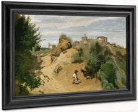 Genzano By Jean Baptiste Camille Corot Fine Art Print