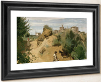 Genzano By Jean Baptiste Camille Corot Fine Art Print