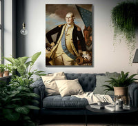 George Washington 1 By Charles Willson Peale Fine Art Print