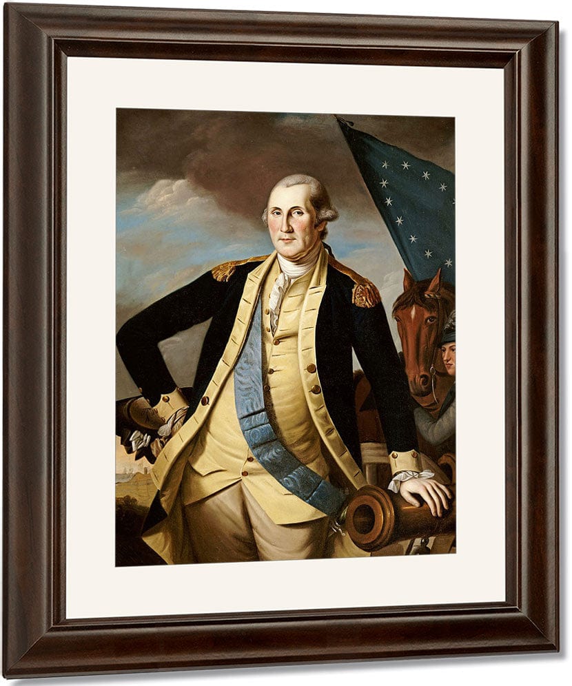 George Washington 1 By Charles Willson Peale Fine Art Print