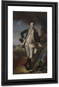 George Washington At The Battle Of Princeton 1 By Charles Willson Peale Fine Art Print