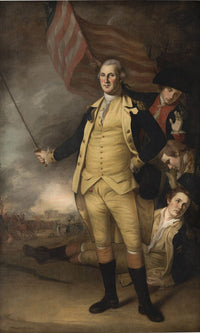 George Washington At The Battle Of Princeton By Charles Willson Peale Fine Art Print