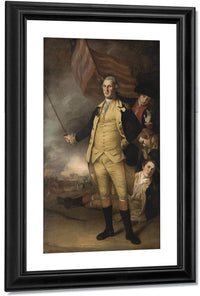 George Washington At The Battle Of Princeton By Charles Willson Peale Fine Art Print