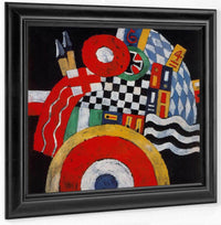 German Officer Abstraction By Marsden Hartley Fine Art Print