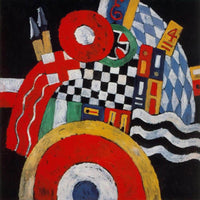 German Officer Abstraction By Marsden Hartley Fine Art Print