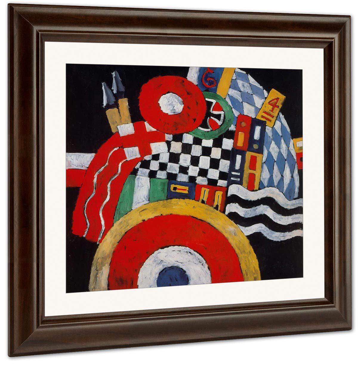 German Officer Abstraction By Marsden Hartley Fine Art Print