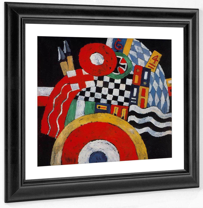 German Officer Abstraction By Marsden Hartley Fine Art Print