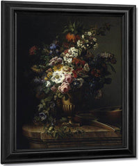 Gerro Amb Flors By Francesc Lacoma Fontanet Fine Art Print