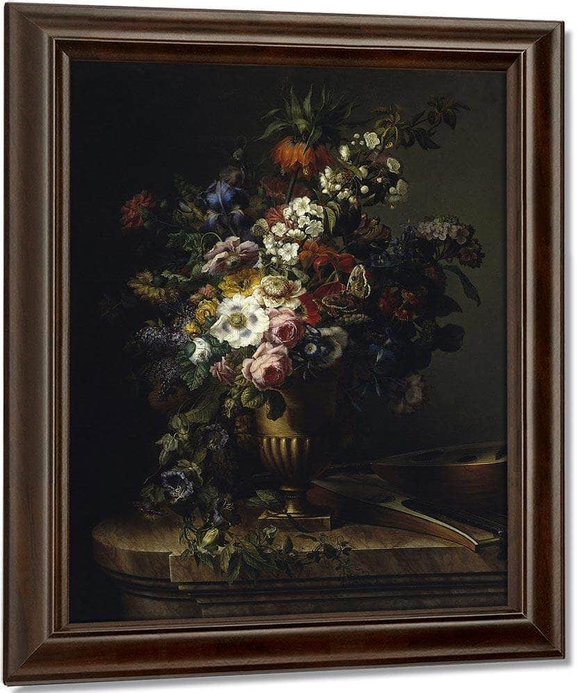 Gerro Amb Flors By Francesc Lacoma Fontanet Fine Art Print