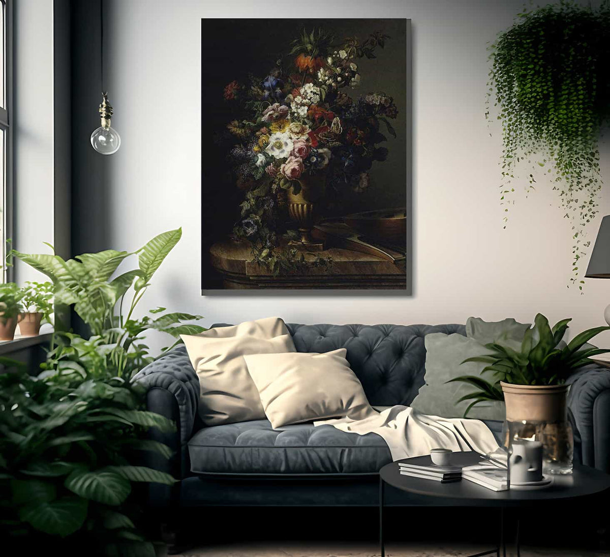 Gerro Amb Flors By Francesc Lacoma Fontanet Fine Art Print