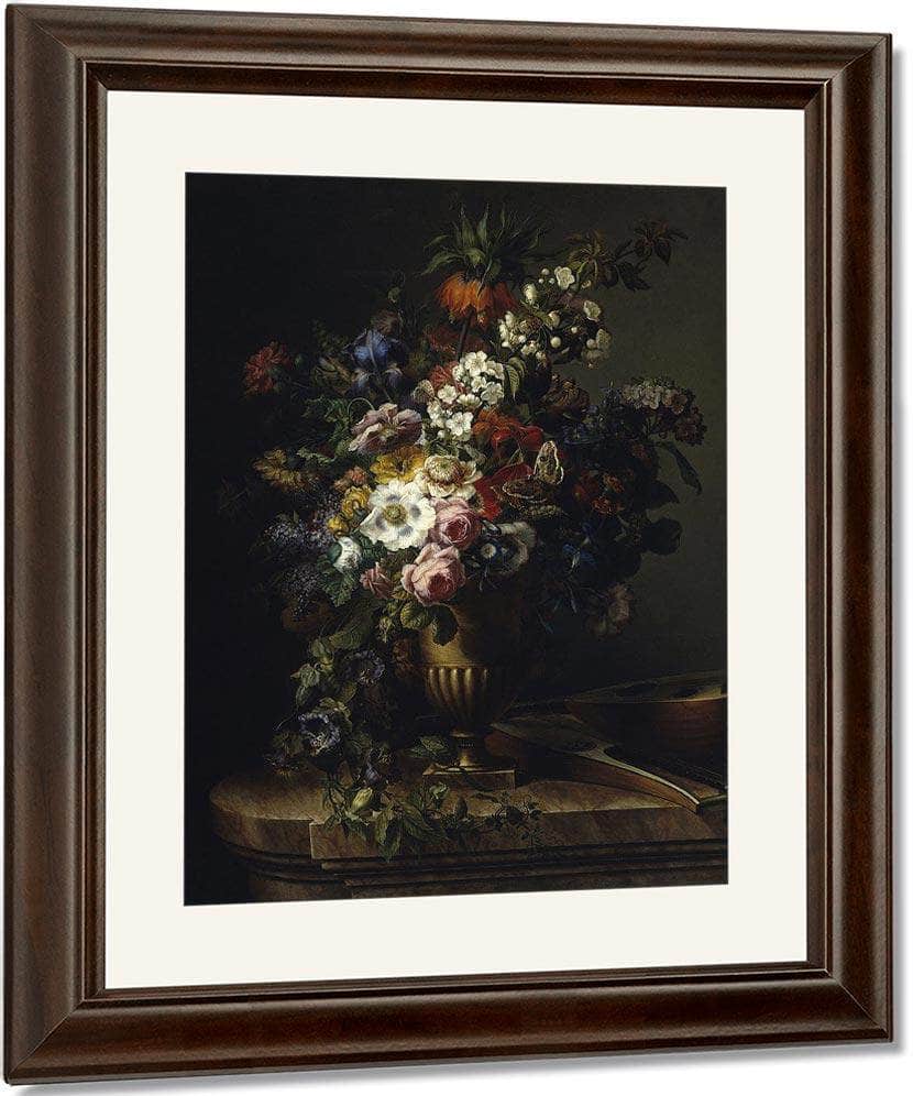 Gerro Amb Flors By Francesc Lacoma Fontanet Fine Art Print