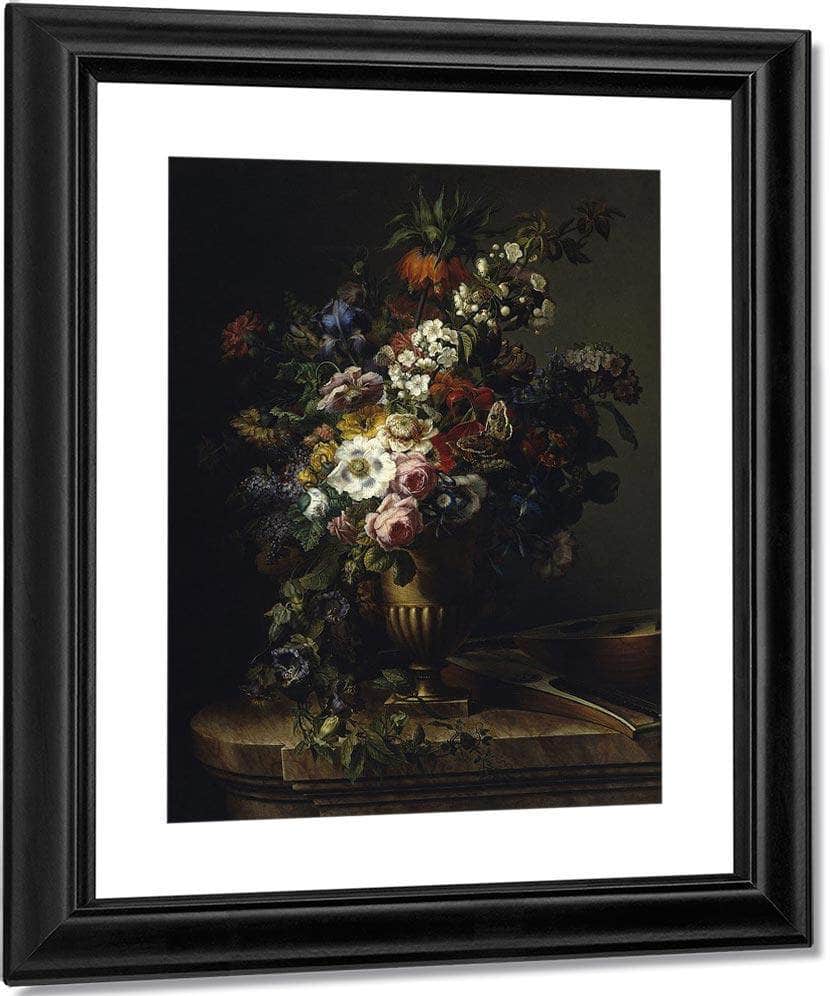 Gerro Amb Flors By Francesc Lacoma Fontanet Fine Art Print