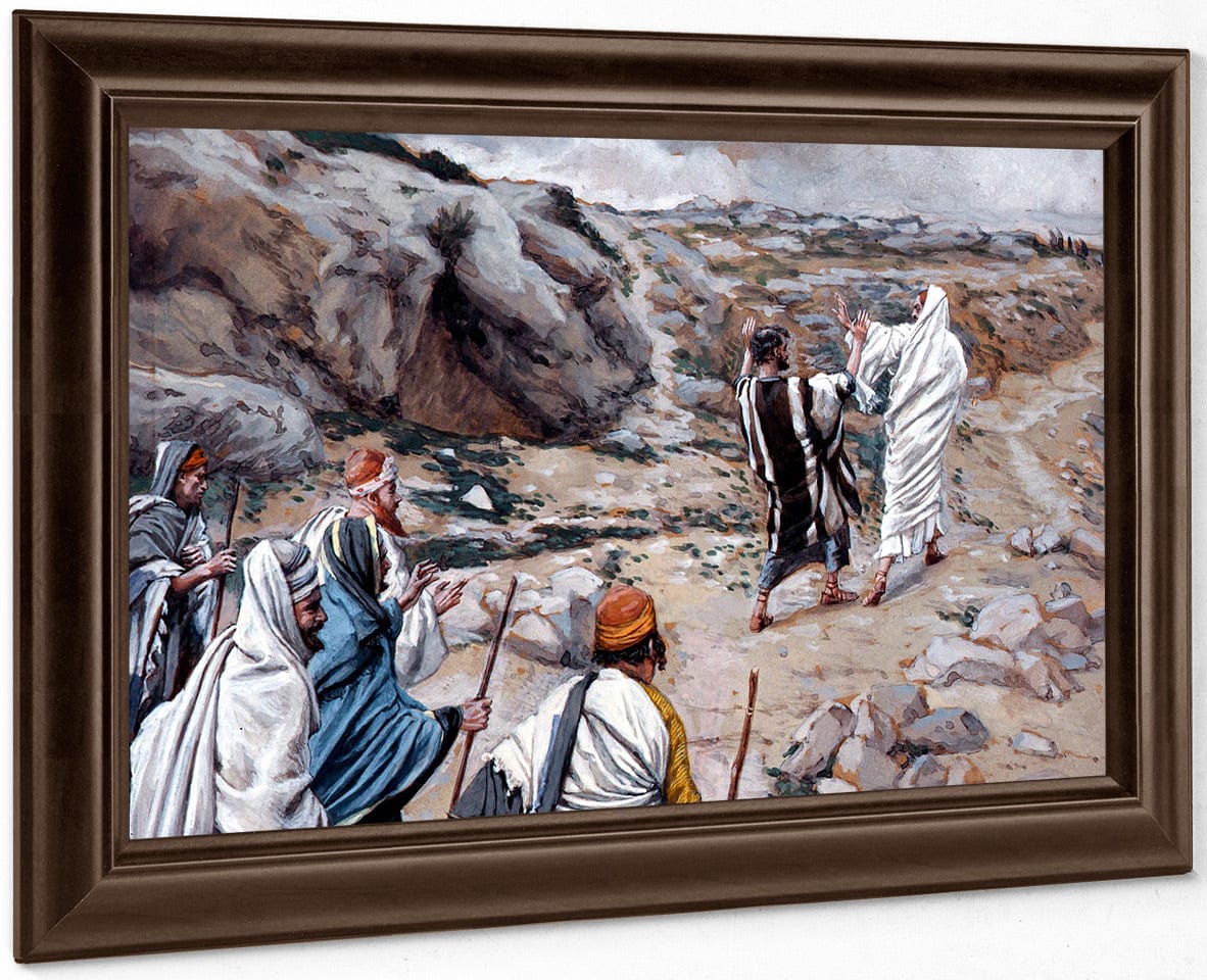 Get Thee Behind Me Satan By James Tissot Fine Art Print