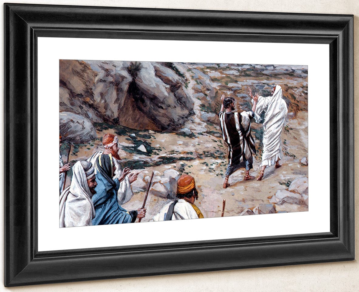 Get Thee Behind Me Satan By James Tissot Fine Art Print