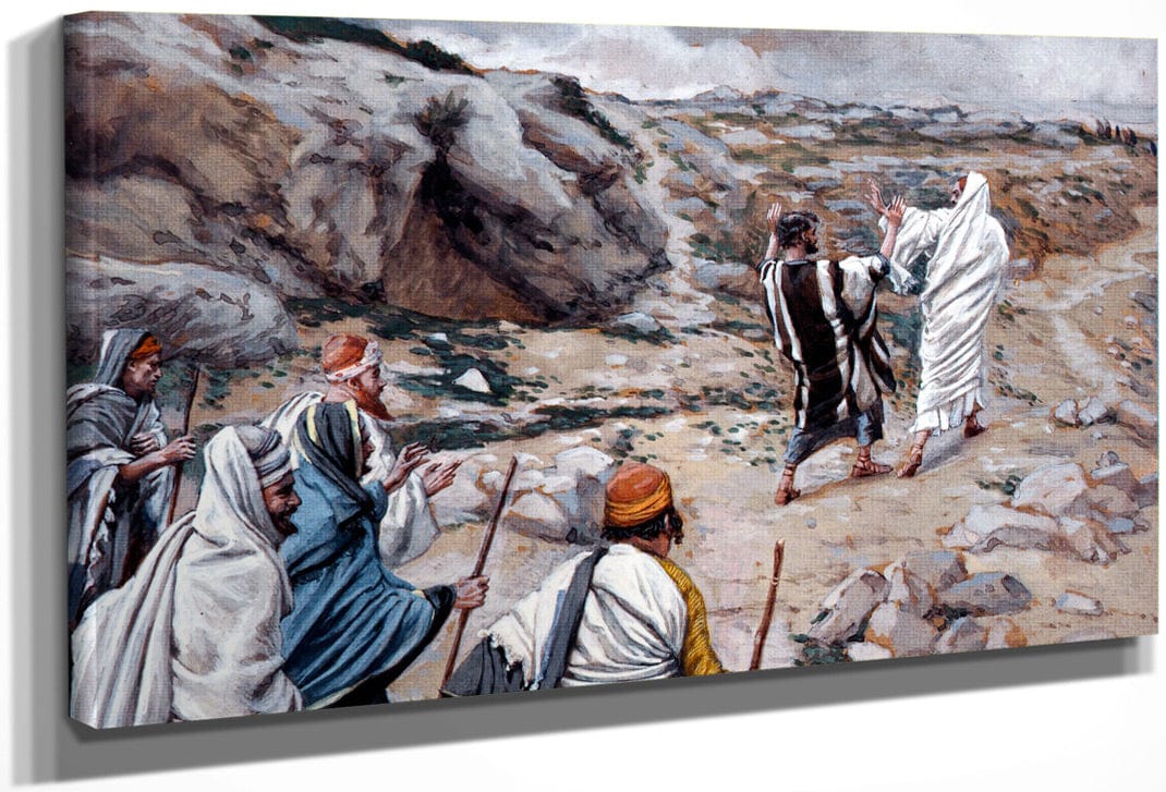 Get Thee Behind Me Satan By James Tissot Fine Art Print