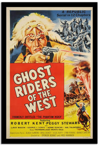 Ghost Riders Of The West  Vintage Poster Fine Art Print
