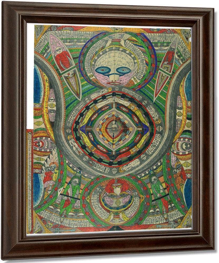 Giant City Band Wald Hall 1911 By Adolf Wolfli Fine Art Print